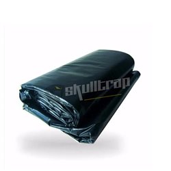 Pijama Moto Forro Plástico Carpa Grande Calibre 1.8 Azul/negro
