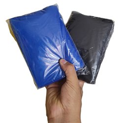Pijama Moto Forro Plástico Carpa Grande Calibre 1.8 Azul/negro