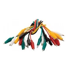 Cable caimán eléctrico doble multicolor unidad