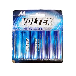 Blister x12 pilas AA alcalina Voltek 1.5V