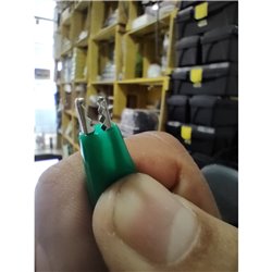 Cable caimán eléctrico doble multicolor unidad