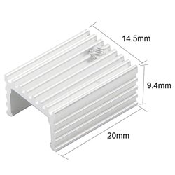 Disipador de aluminio TO220