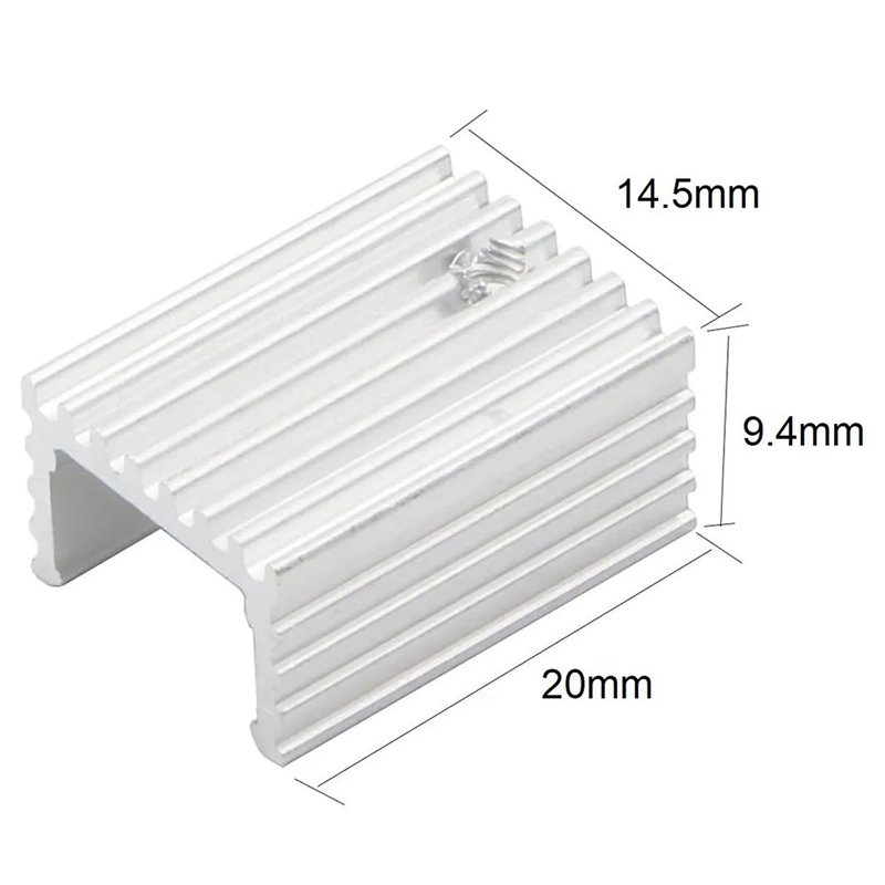 Disipador de aluminio TO220