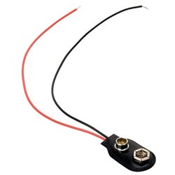 Portapila 9v conector