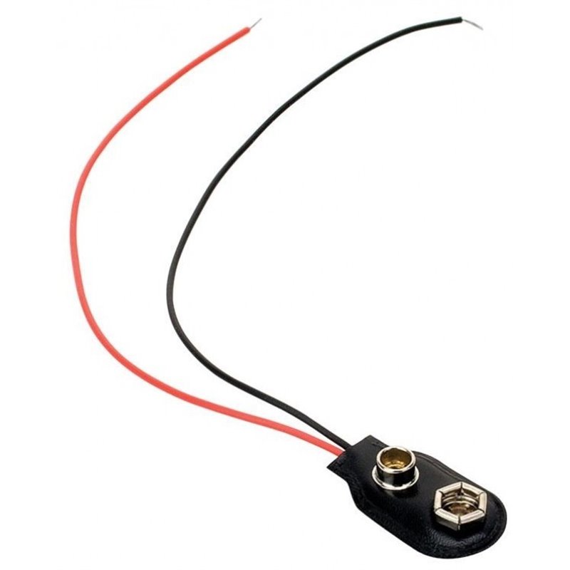 Portapila 9v conector
