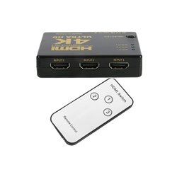 Hdmi Switch Multiplicador Selector 3x1 Full Hd 1080p + Control