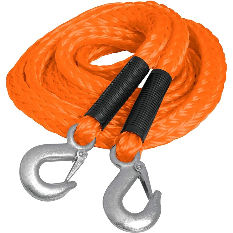 Cuerda para remolque eslinga con ganchos 5/8" x 3.5m truper