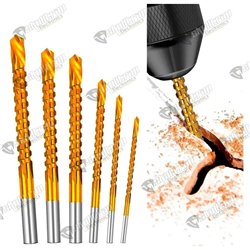 Brocas En Espiral Corte Lateral Helicoidales x6
