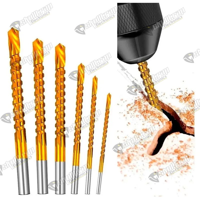 Brocas En Espiral Corte Lateral Helicoidales x6
