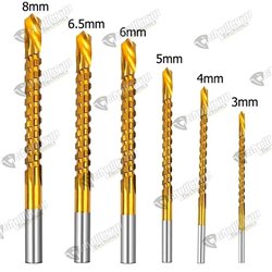 Brocas En Espiral Corte Lateral Helicoidales x6