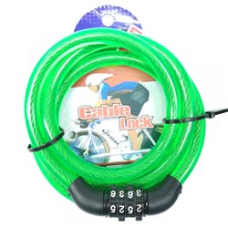 Guaya seguro en Acero Con Clave para Bicicleta Moto Casco