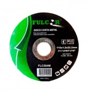 Disco corte metal y acero Fulcor 4 1/2"