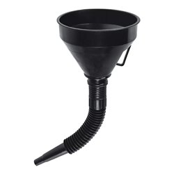 Embudo Plástico 500 mL Cuello Flexible Tipo Manguera