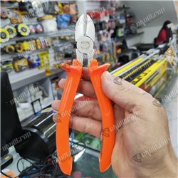 Alicate cortafrío 7.5" Globy resistente naranja