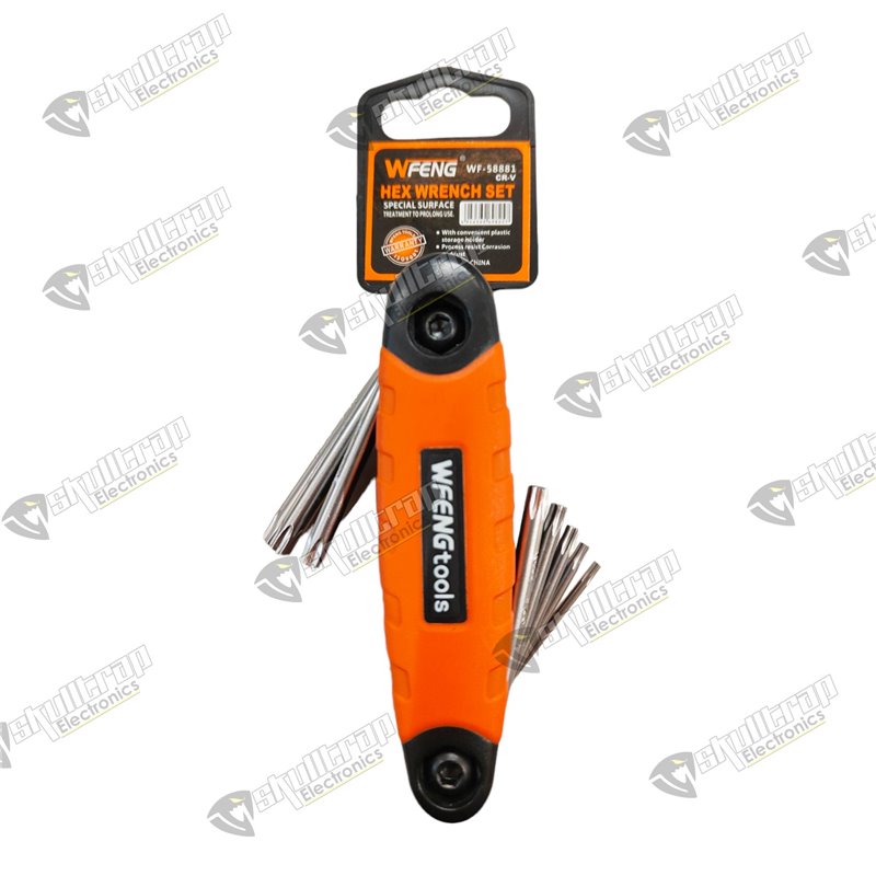 Navaja llaves Torx Wfeng T9,T10,T15,T20,T25,T27,T30,T40