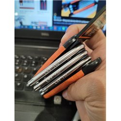 Navaja llaves Torx Wfeng T9,T10,T15,T20,T25,T27,T30,T40