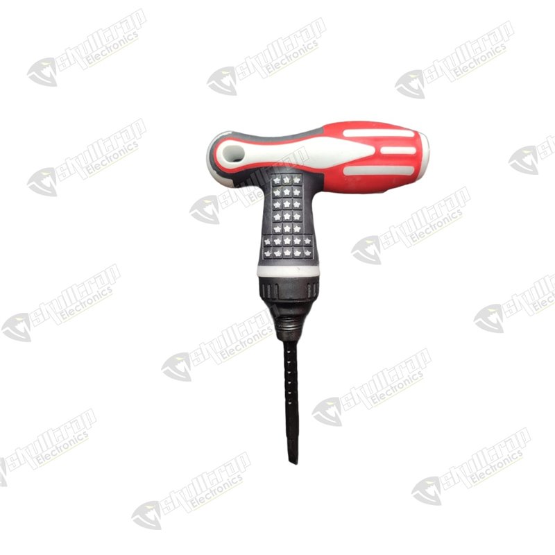 Destornillador en T con Ratchet 8 pulgadas pala estrella