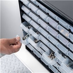 Caja Organizador 64 Compartimientos gavetas 50cm Truper