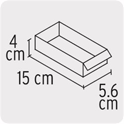 Caja Organizador 64 Compartimientos gavetas 50cm Truper
