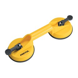 Ventosa sujetador chupa para vidrio pretul de dos copas 154 lb