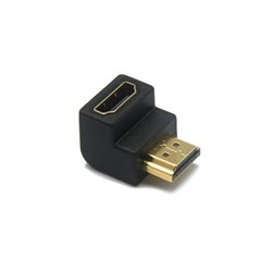 Codo HDMI macho a hembra union HDMI 90° grados