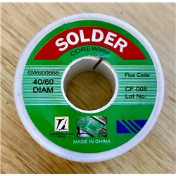 Carrete estaño 60gr 1.0mm 40/60 SW600868