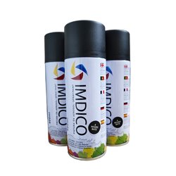 Pintura aerosol negro mate 400mL