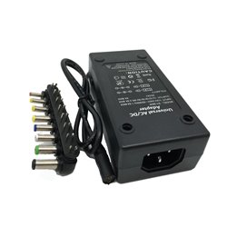 Cargador Adaptador Universal Para Portatil 96w potencia variable + 8 Puntas