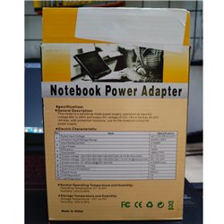 Cargador Adaptador Universal Para Portatil 96w potencia variable + 8 Puntas