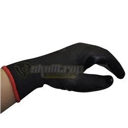 Par Guantes negros anticorte palma en latex
