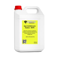 Agua destilada desmineralizada botella Skulltrap