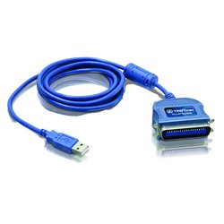 Cable 2mtrs Adaptador Convertidor Puerto Paralelo Hembra A Usb trendnet original