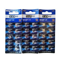Pilas LR41 Alcalinas Yanpo 1.5V x unidad