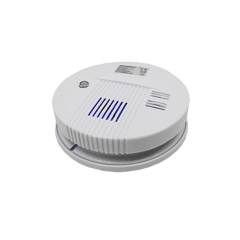 Detector de humo Megawatt 110v + batería 9v