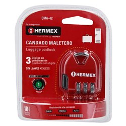 Candado hermex maletero de combinación 36 mm original