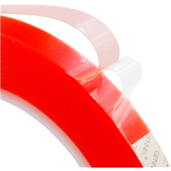 Cinta Doble faz 0.5cmx30m Roja Ideal Instalar Pantalla Celular