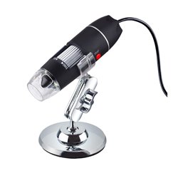 Microscopio USB con Luz 500X graduable luz led + otg para celular