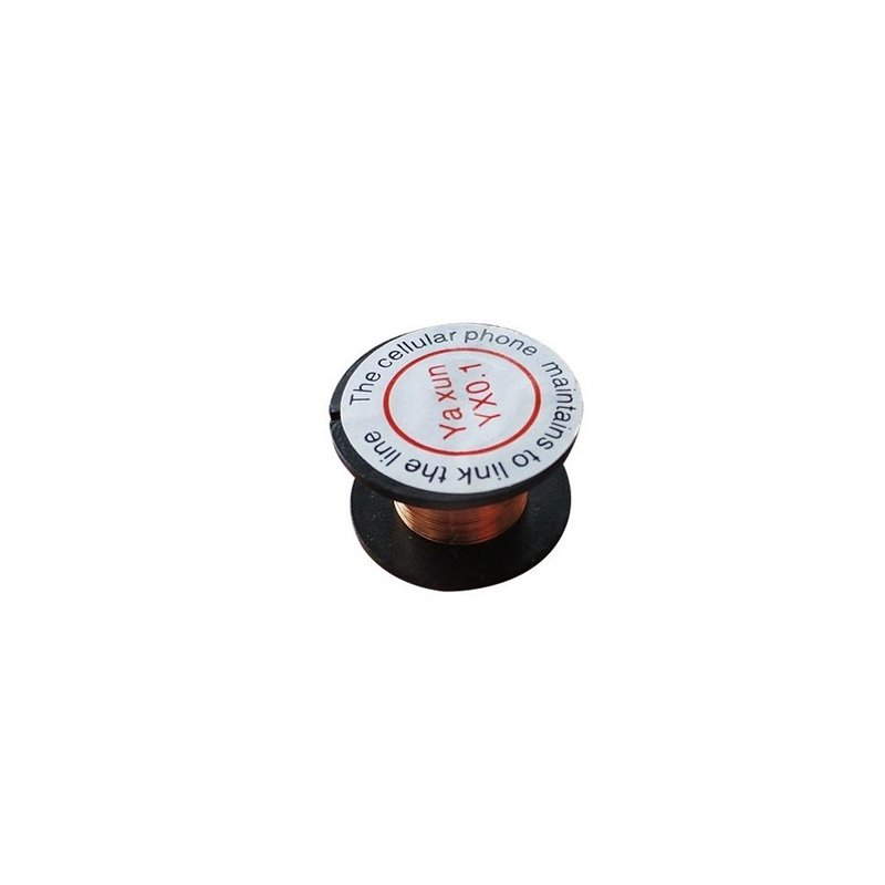 Hilo jumper para puente 0.1mm rollo Yaxun YX-0.1