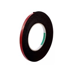 Cinta foamy Roja Espuma 0,5 cm Doble Faz Pegado