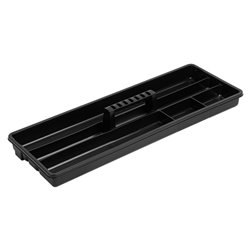 Caja herramienta 26" industrial broches metálicos + charola Truper