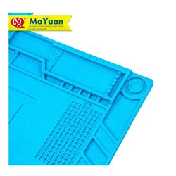 Tapete antiestático silicona 46x30cm grande TE-501 con cajones