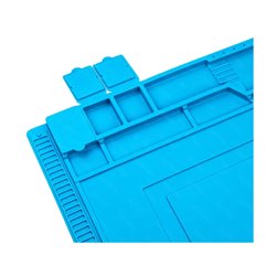 Tapete antiestático silicona 46x30cm grande TE-501 con cajones